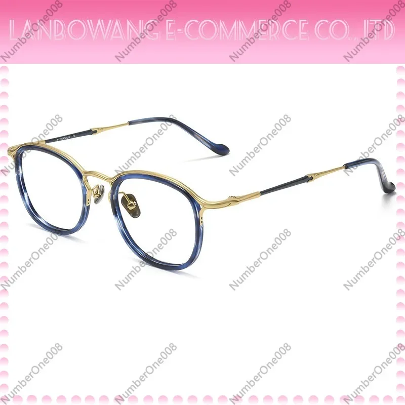 Designer Retro Pure Titanium Polarized Sunglasses for Men, High Quality Eyeglasses