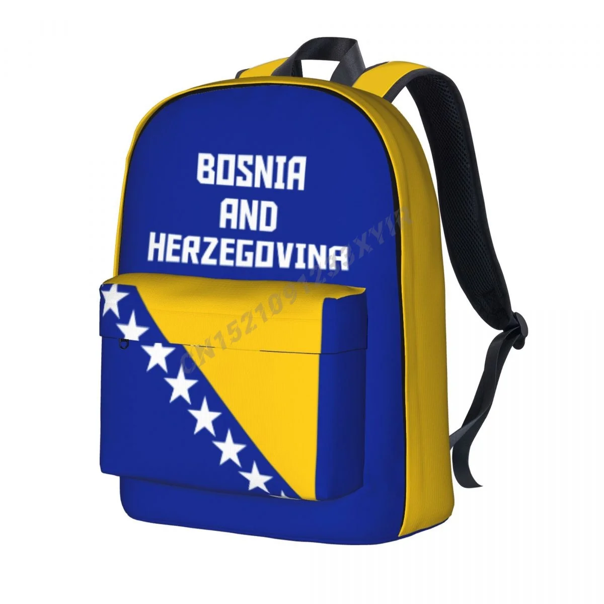 Unisex Backpack Bosnia And Herzegovina Flag Stitch Schoolbag Messenger Bag Case Laptop Travel Bag Mochila Gift