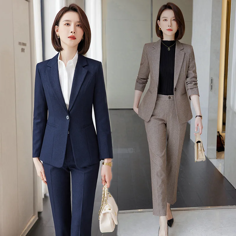 

Business Suit Suit Female Graceful and Fashionable Hotel Manager Jewelry Store Sales Department Beauty Salon Workwear Suit