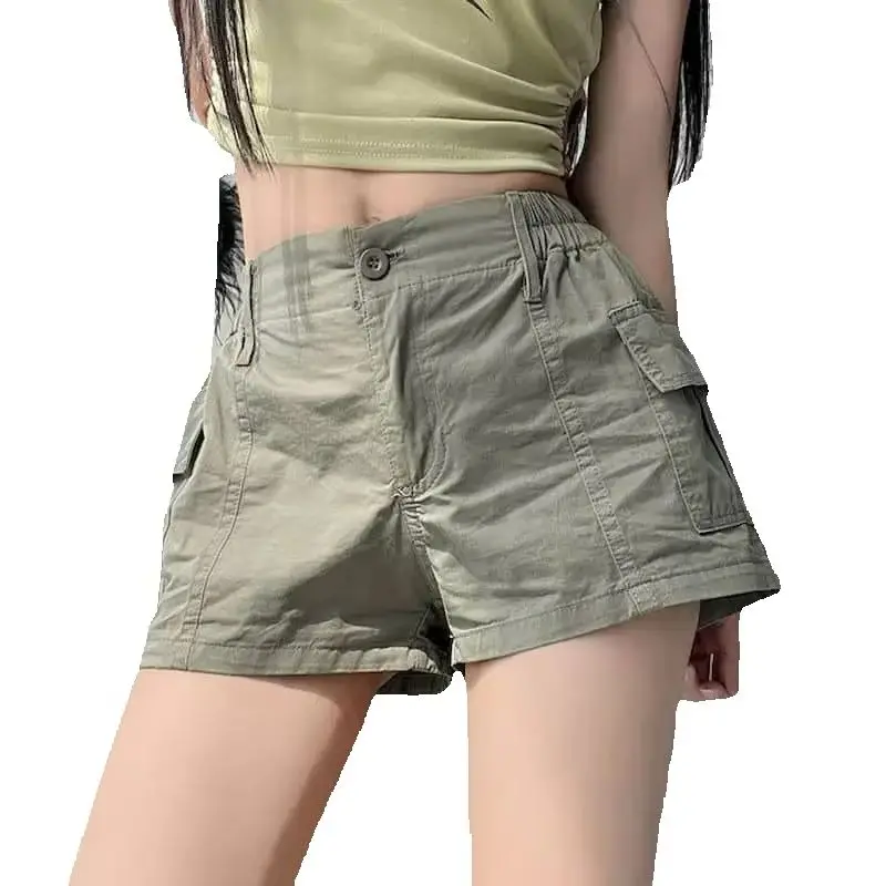 A-line Shorts Women 2026 Summer Sale Casual Solid Hot Pants American Style Sweatpants Sporty High Waisted Shorts Women Clothing