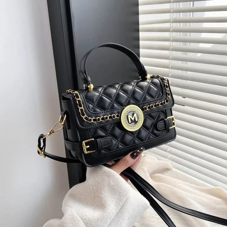 

Trendy Quilted Stitching Bag - Chic Women's Crossbody Handheld Small Square Bag, Stylish & Versatile