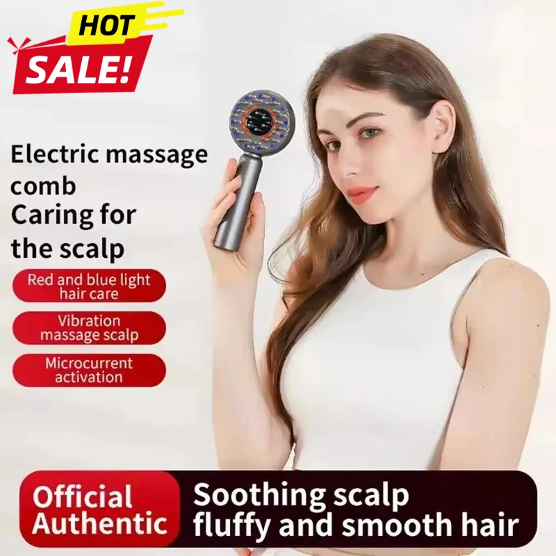 

Новая электрическая щетка для восстановления волос с инфракрасным светом, машина для акупунктурных точек, массаж головы, против выпадения волос, скребок для волос, расчески