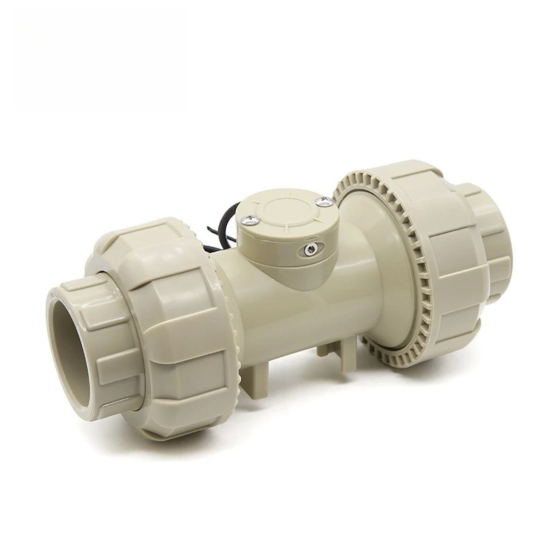 Large Caliber PPH High Temperature Resistant 2-inch Water Flow Meter for Farmland Irrigation with Water Flow Sensor