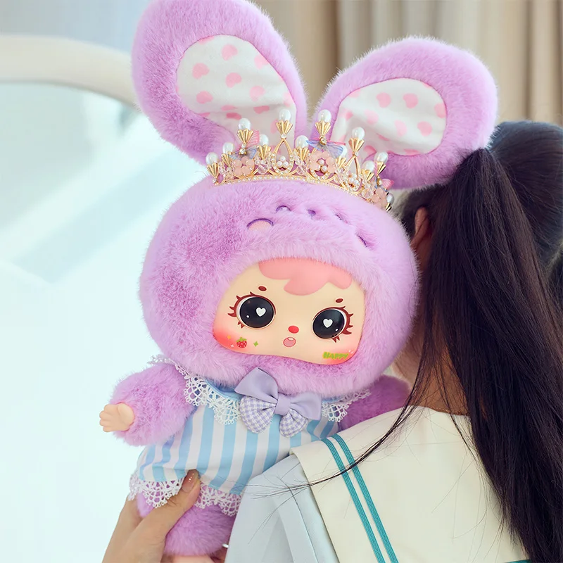 Oficjalna wersja Samuel Crown Rabbit Five Generations 400% Body Big Baby Cute Cure Doll Doll Plush New Trend Play
