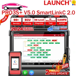 Launch X-431 PRO3S+ SmartLink HD Full Diagnostic Scan Tool Auto OBD2 Active Scanner for 12V & 24V Car Mechanical Workshop Tools