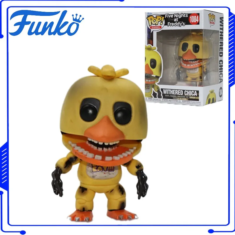 Figura Funko Pop Original y Genuina de Five Nights At Freddy's, Figura de Acción de Chica Desgastada, Juguetes para Niños y Niñas, Modelo de Regalo