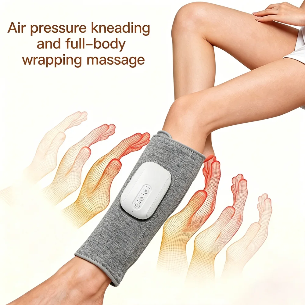 

New Electric Air Pressure Calf Massage Belt Rechargeable Leg Massager