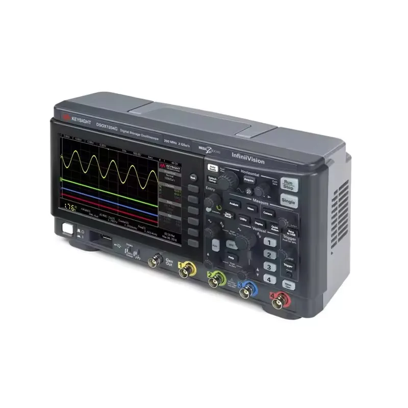 Keysight Bandwidth 70MHz 4 analog Channels with signal source for Professional Use DSOX1204G Oscilloscope