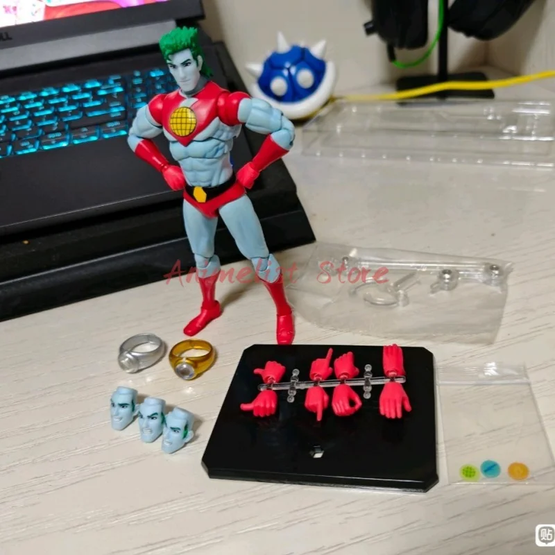 

In Stock Gt DSM Captain Planet And The Planeteers Action Figure 1/12toy Captain Planet Actuable Doll Collection Model Gift