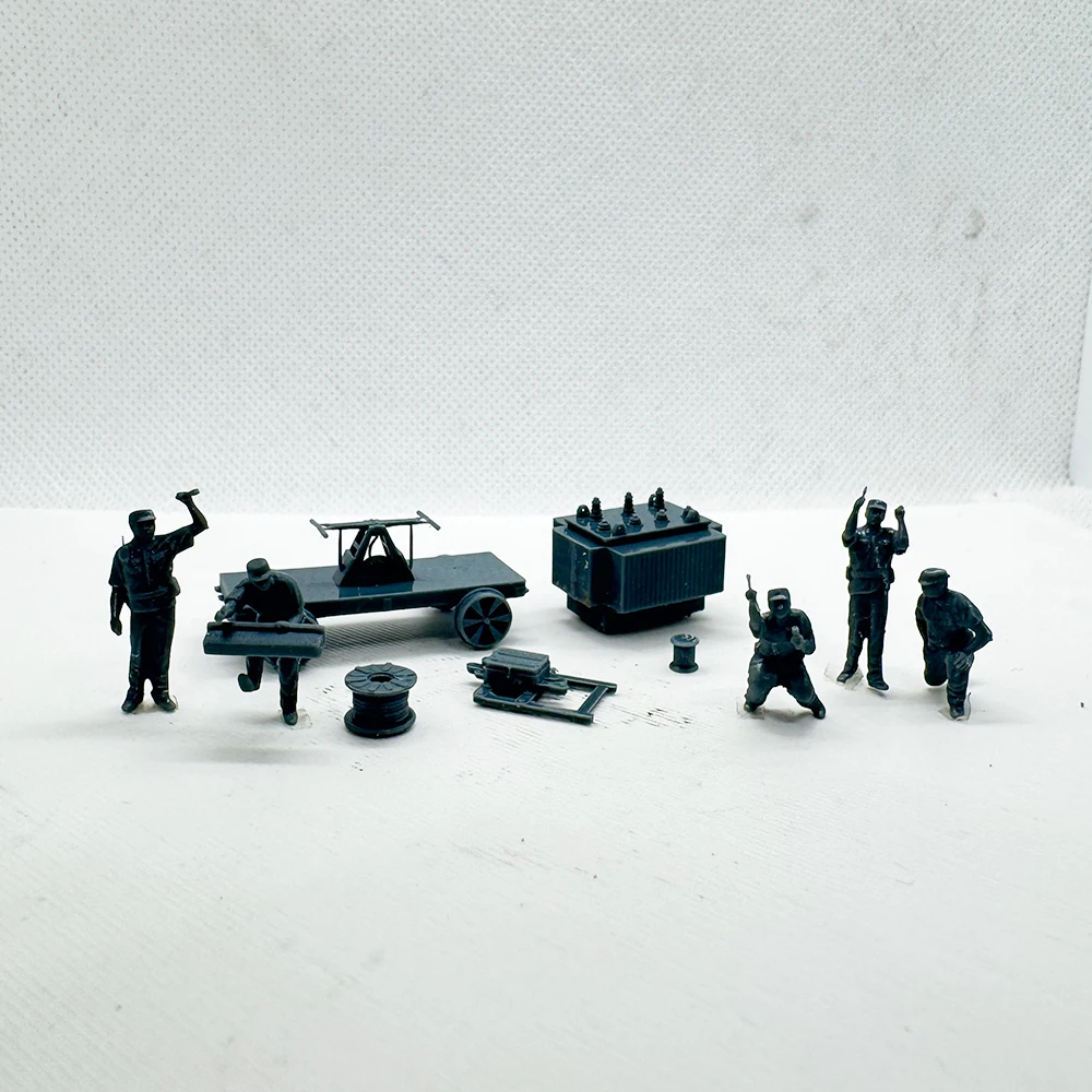 Railway Maintenance Equipment Set LYTS075 1/220 1/48 1/64 1/72 1/87 1/144 1/160 Z Scale Miniature Scene
