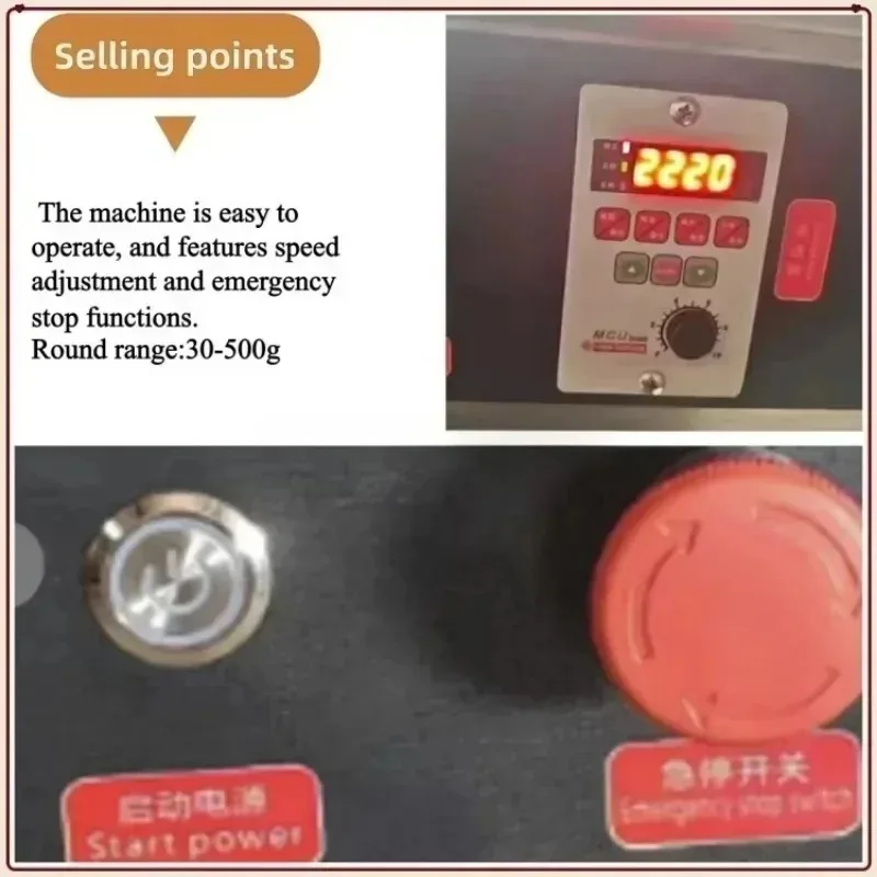 Picture 5: 3-4 Seconds Per Piece Fully Automatic Commercial Bread Dough Rounder Machine Dough Rounder and Divider Dough Rounding Machine