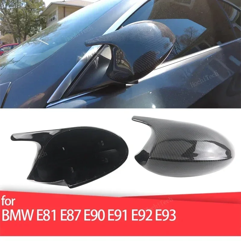 

M Look real Carbon Fiber Replacement Rearview Side Mirror Covers Cap For BMW E90 E91 E92 E93 E81 E87 E82 E88 3 1 Series