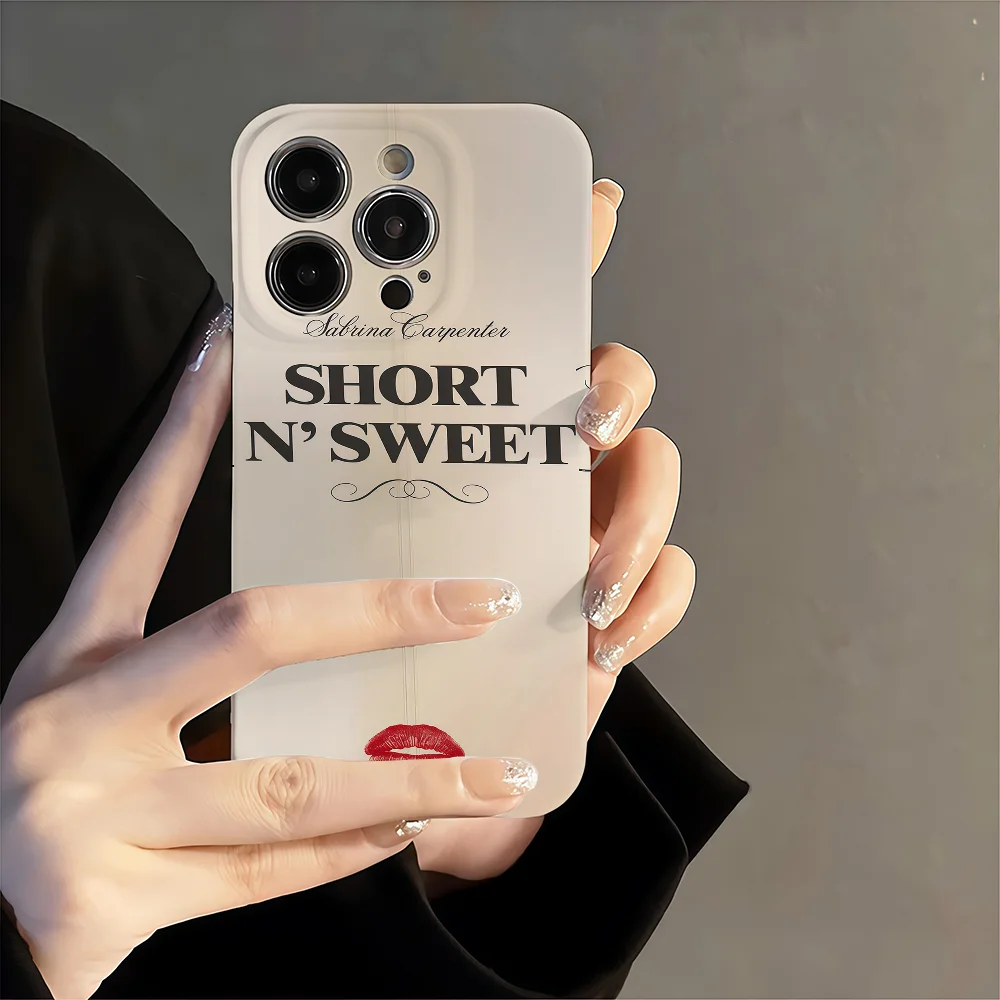 Heißer Sänger S-Sabrinaes Carpenters Telefon Fall Für Samsung S24 S23 A54 55 53FE Ultra Plus 4G 5G Präzise Loch Passenden Film Abdeckungen