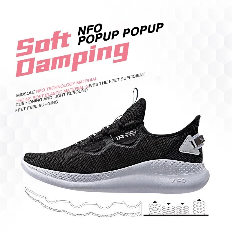 361 Degrees Women\'s Breathable Classic Running Sports Shoes Non-Slip Light Mesh Sneakers Female Walking ShoesTenis 682112246