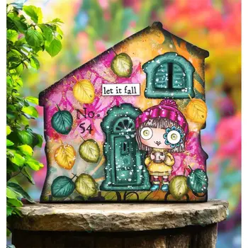 2025 Nové miniaturní sídla pro domácí párty, její zahrada, kovové vyřezávací šablony a razítka pro DIY scrapbooking ručně vyráběné fotoalbum, diář 10 nejlepší prodej razítka a matrice - №10