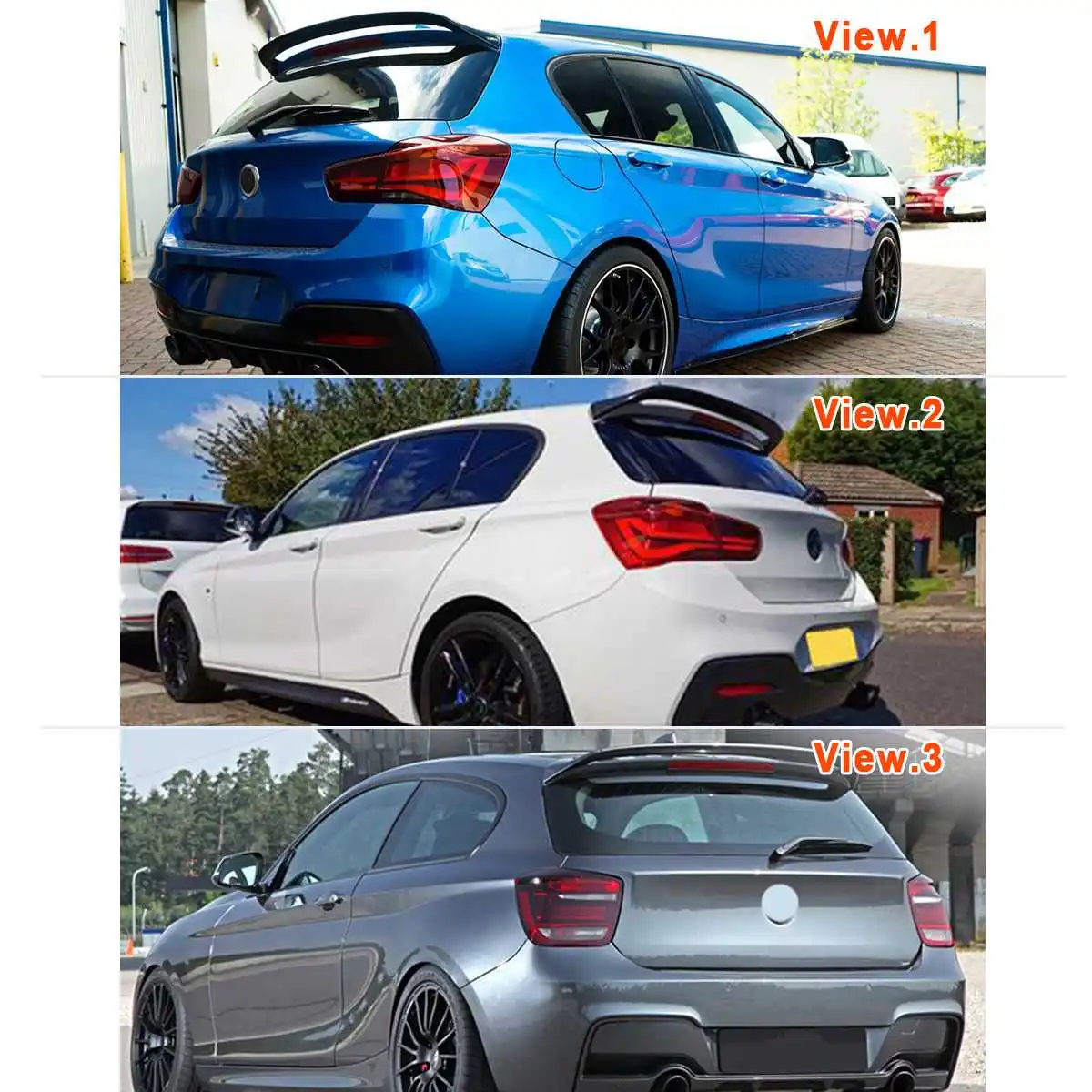 F20 Rear Roof Spoiler Lip Wing For BMW F20 F21 116i 118i 120i 125i M135i M140i 3Dr 5Dr Hatchback 2012-2019 Rear Trunk Spoiler