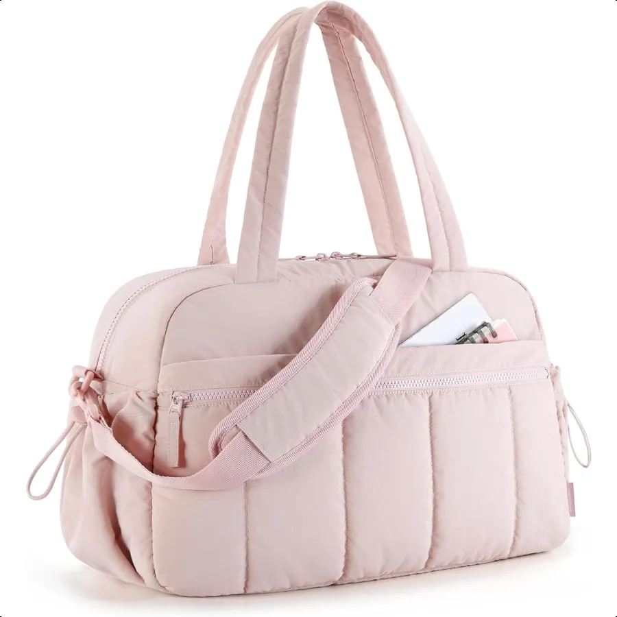 

Gym Bag for Women Duffle Bag for Travel with Wet Pocket Lightweight Carry on Weekender Duffel Water Resistant