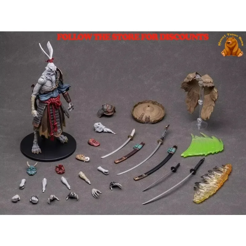 In Stock Original 1/12 Craftsman'S Union Furay Planet Mu-Fp004 Swordsman Unknown Rabbit Man Model Action Figure Toy Gifts