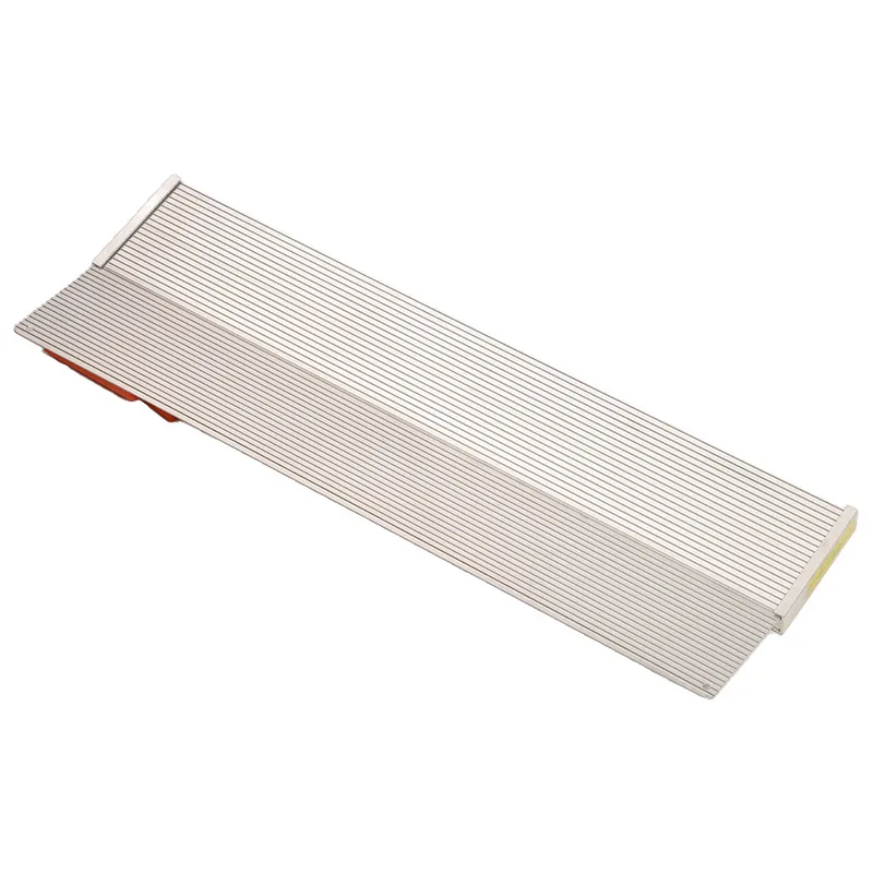

Barrier-free ramp board Foldable aluminum alloy mobile wheelchair Slope disabled people up the stairs Auxiliary access