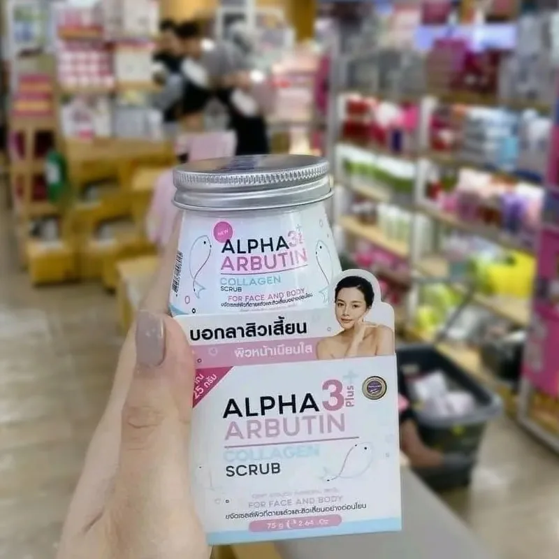 Thailand Alpha Arbutin 3+ Collagen Remove Exfoliation And Pimples Smooth Radiant Skin Brightening Moisturizing And Soothing 75g