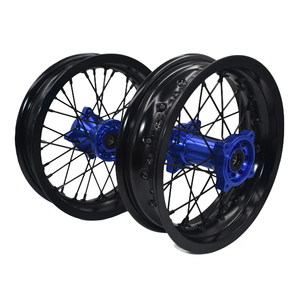 

12-Inch Superbike Wheels CNC Aluminum Wheels Spoke Wheels 2.50-12 and 3.00-12
