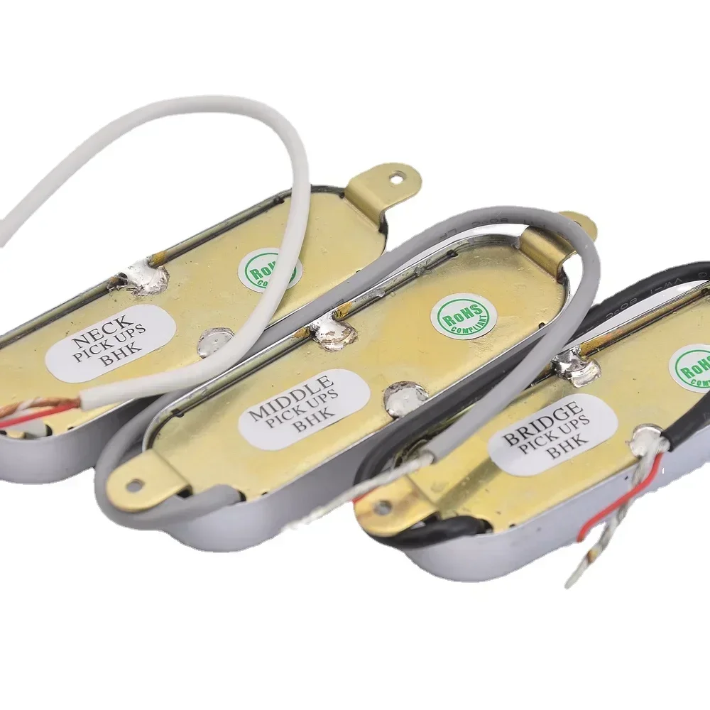 

Beyond Music Shop Store--1 Set 4 String Original Genuine Single Alnico Pickups for Electric Bass Guitar