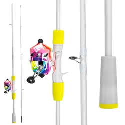 Caña baitcasting Sougayilang, carrete y nylon con mango EVA