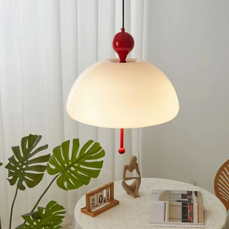 

Modern simple personality cream style living room decorative chandelier French light luxury designer bedroom study dining room