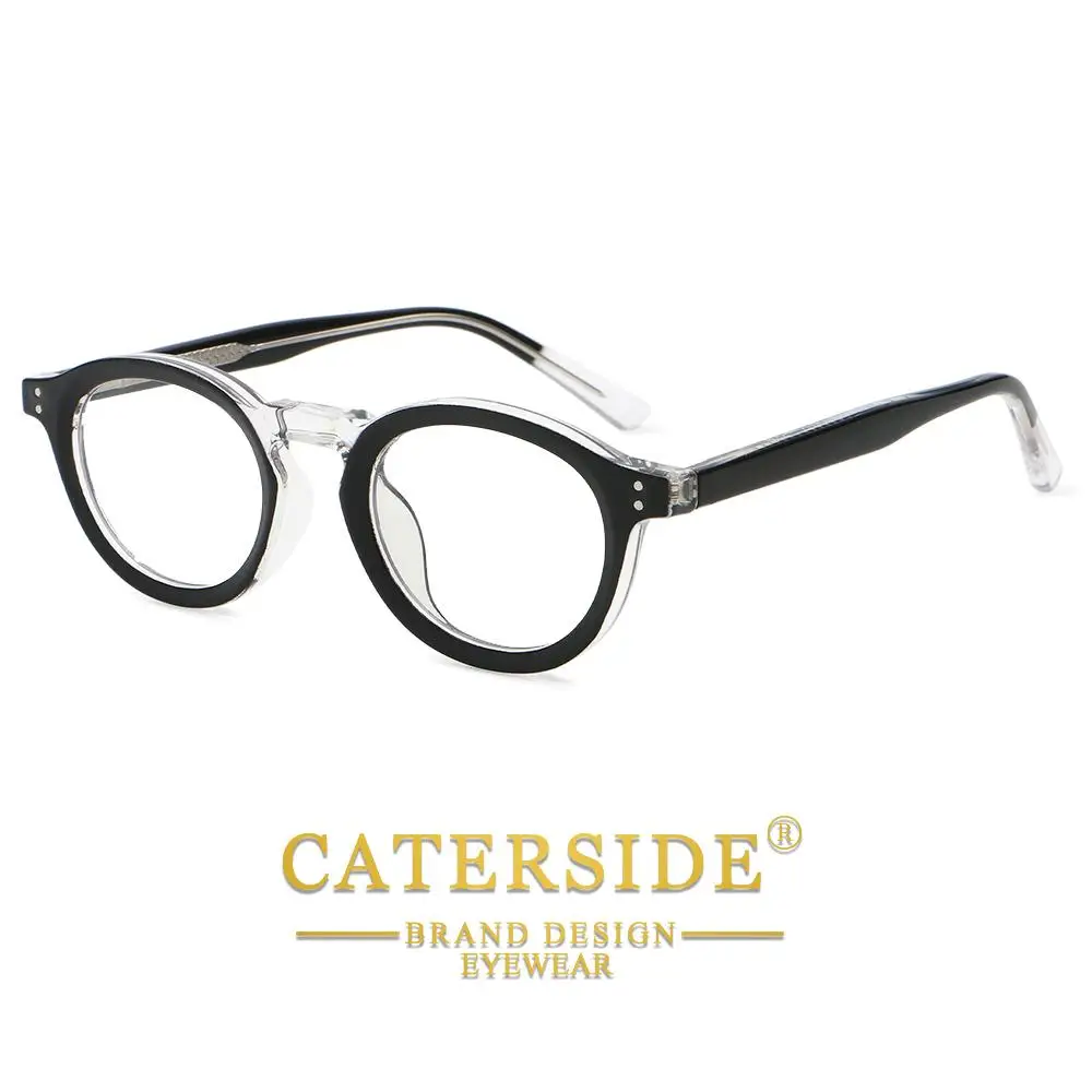 CATERSID Modische Herren-Quadratbrillenfassung Hochwertige Tr-90 Anti-Blaulicht-Brille Damen-Business-Festival-Geschenkbrille – Detail 6