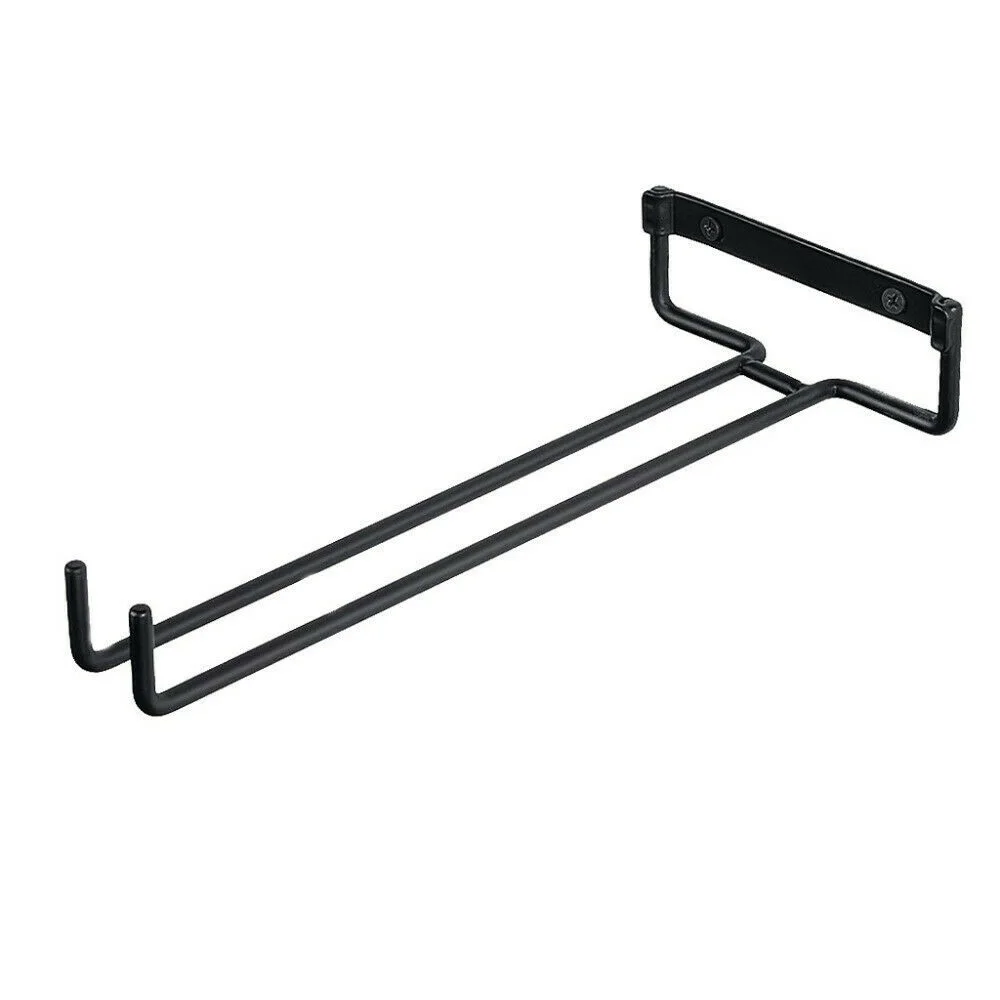 

Iron Decorative Kitchen Organizer Bar Cabinet Storage Shelf Wine Glass Holder Hanging Rack Cup Hanger