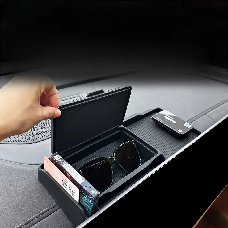 

For 2025 Voyah Dream Screen Rear Storage Box Silicone Car Interior Central Control Storage r Modification Parts Accessories