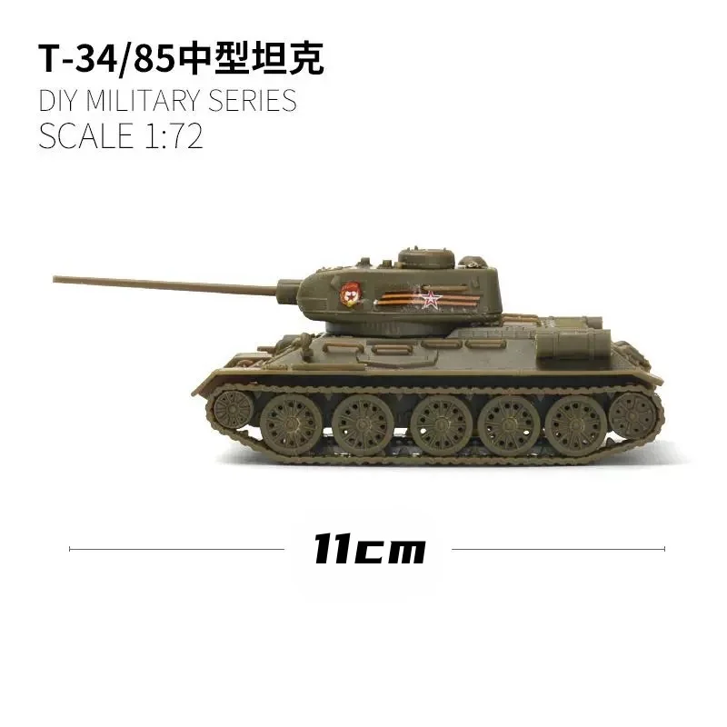 LEE 1/72 소련 T34/85 중형 탱크 군용 조립 모델