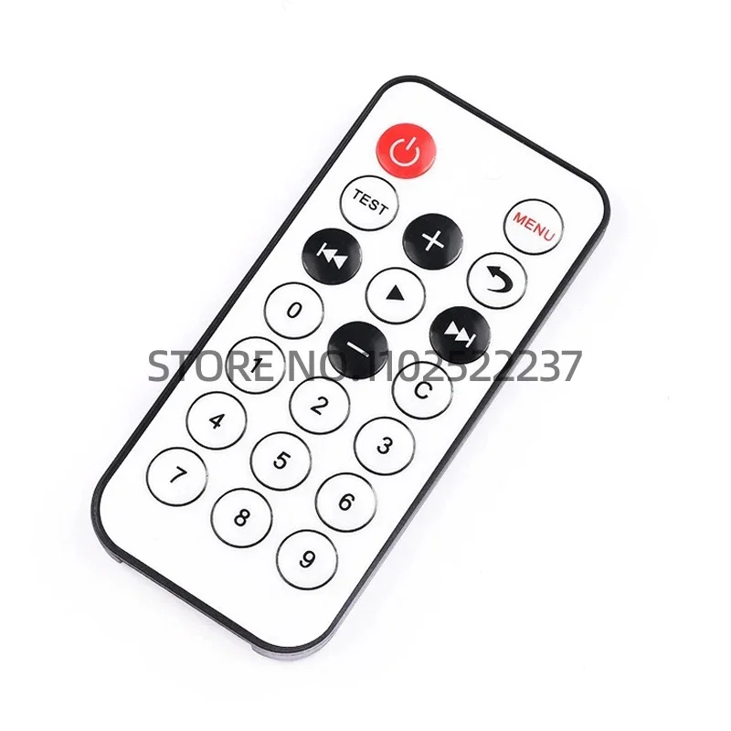 Microcomputer a chip singolo bianco nero 51 Telecomando MP3 Telecomando a infrarossi senza batteria