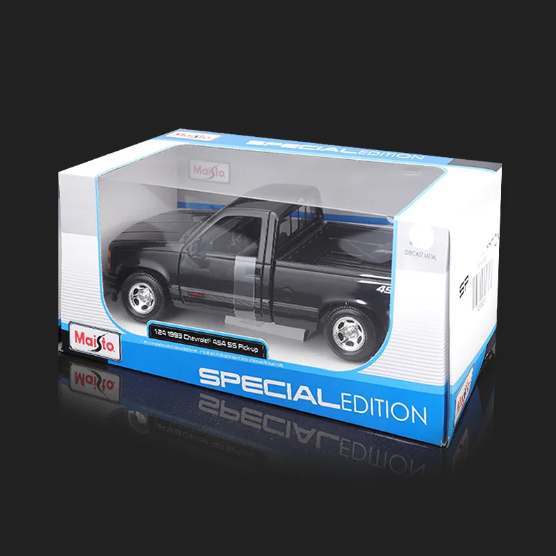 1:24 Maisto 1993 Chevrolet 454 Ss Pick-Up Pickup Truck Sport Car Model Edition Alloy Diecast Luxury Vehicle Toys Collection Gift