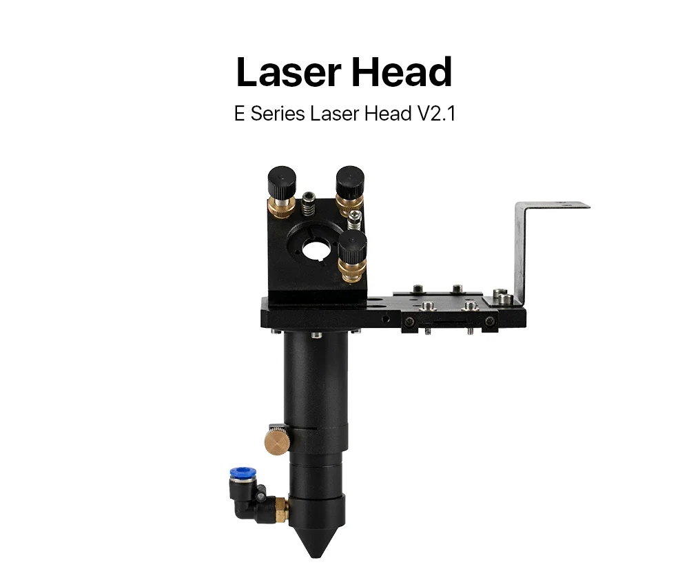 

E Series: CO2 Laser Head for Lens D18mm FL38.1 D20mm FL50.8 & 63.5 & 101.6 mm Mirror 25mm for Laser Cutting Machine