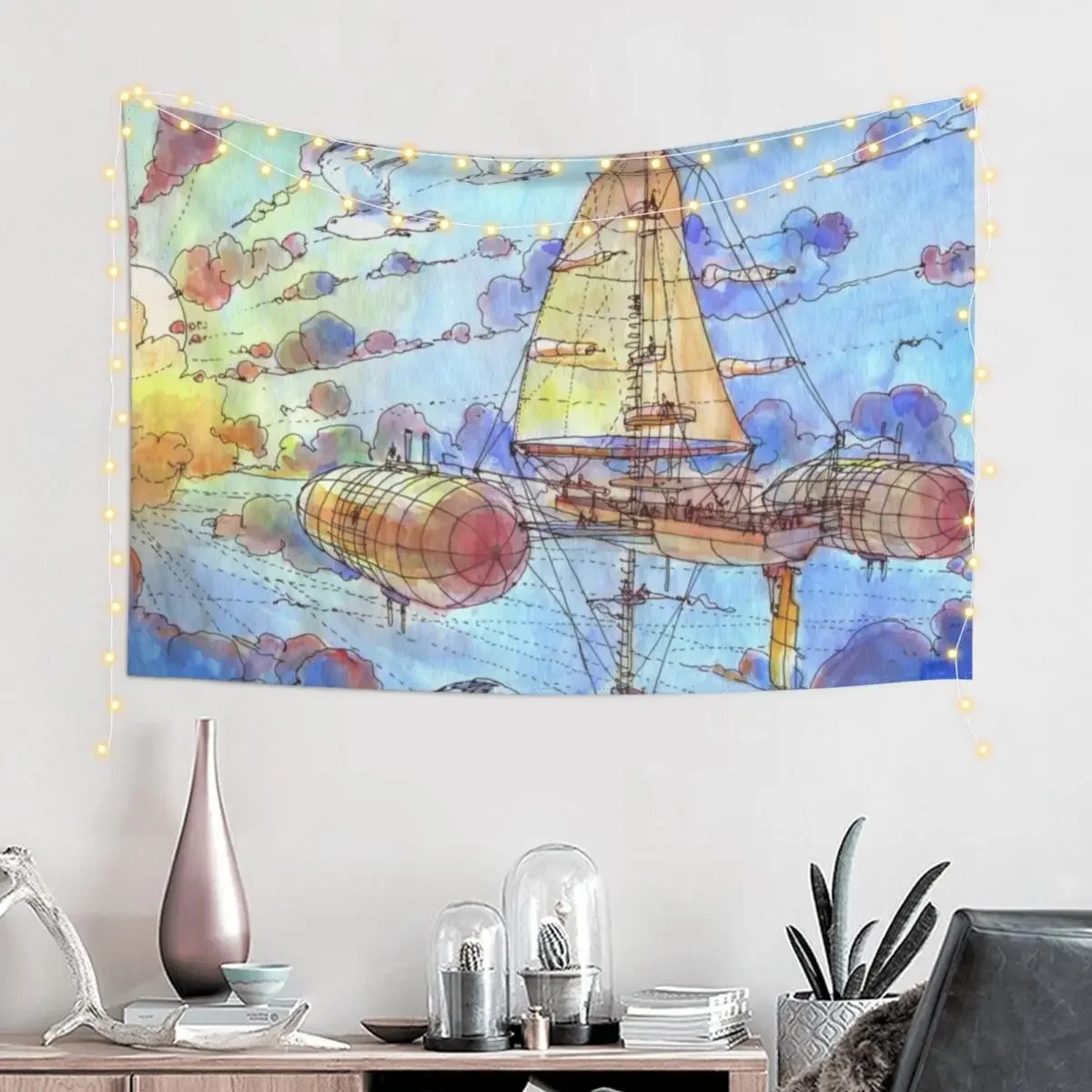 Viaggiando nel Sole Tapestry Decorations For Room Outdoor Decoration Tapestry