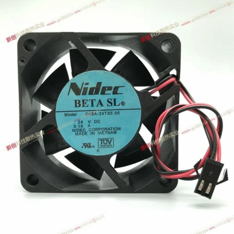 

L Large Air Volume Silent Cooling Fan D06A-24TS5 05 60*60*25mm 24V 0.1A