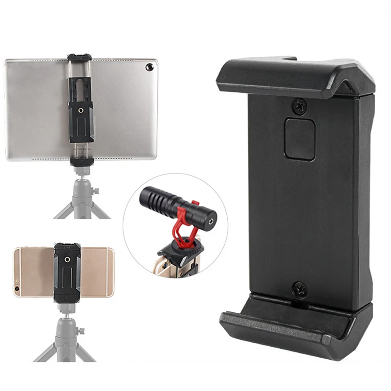 The Lazy Tablet Holder Has An Extended Length Of 18.5cm With A Cold Start Microphone Interface Suitable For Tripod Selfie Sticks