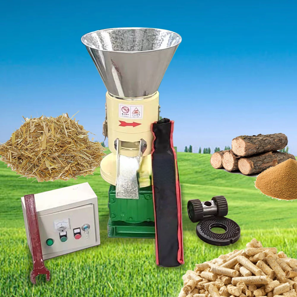 Europe Home Heating Wood Pellets Machine Pelletizer Wood Pellet Mill Biomass Fuel  Particles Sawdust Biomass Briquette Machines