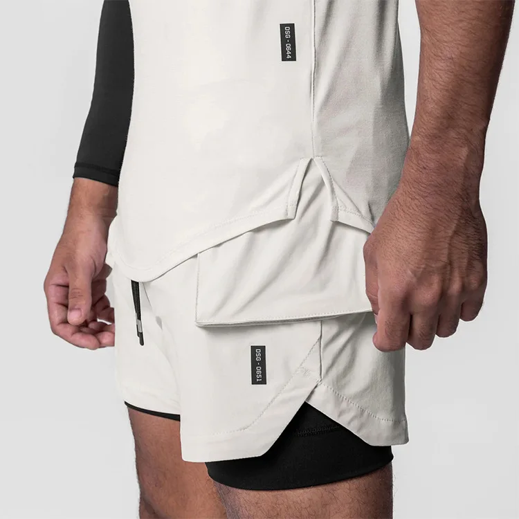 Gym Tank Top Men's Running Vest Basketball Jersey Bodybuilding Workout Stringer Singlets Training Fitness Sleeveless Sport Shirt