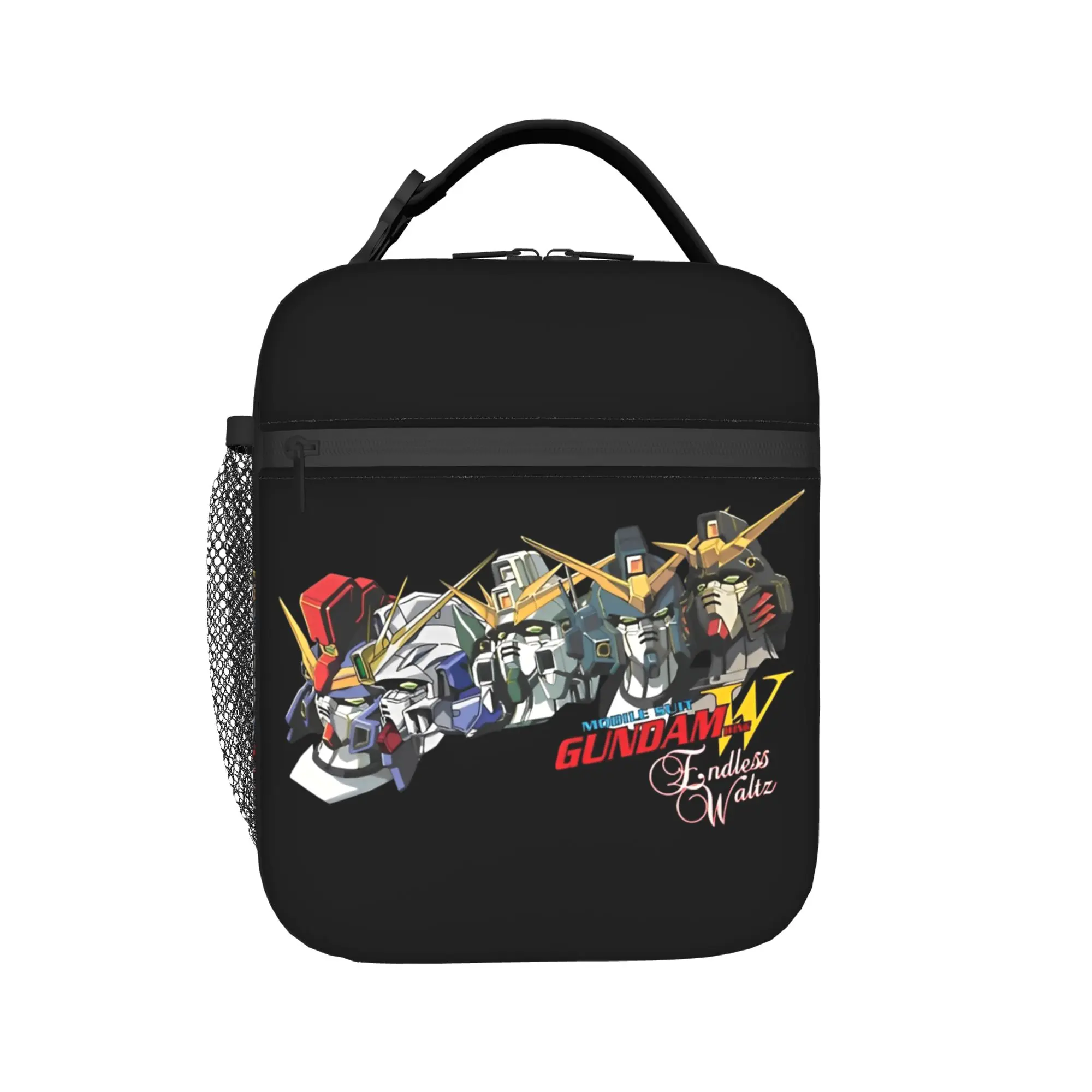 

MOBILE SUIT GUNDAMs manga anime Accessories Insulated Lunch Bag For Work Food Box Portable Cooler Thermal Lunch Boxes