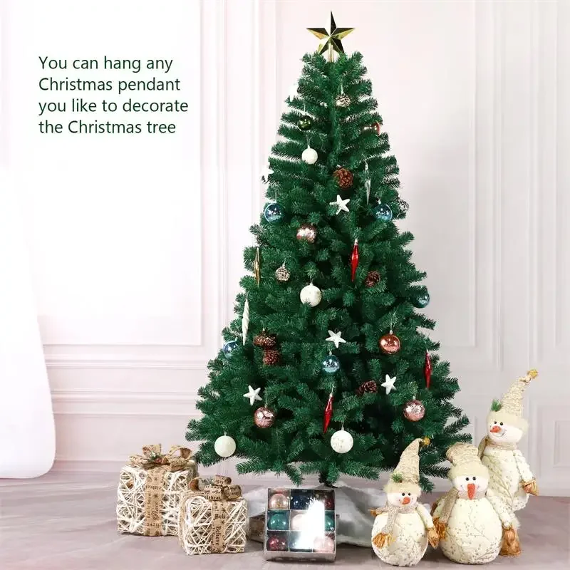 

1.5m 1.8m 2.1m Encryption Green PVC Large Christmas Tree Christmas Decoration 2024 New Year Home Party Scene Decoration