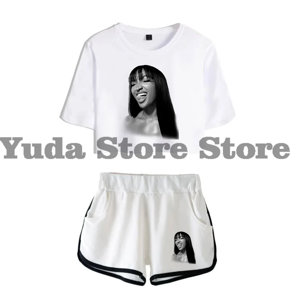 Shenseea Vintage Never Gets Late Here Tour Merch 2 Pieces Sets Crewneck Shorts set