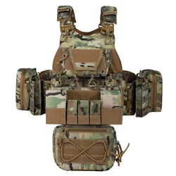 YAKEDA Tactical Plate Carrier dla mężczyzn1000D Nylon Quick Release Laser-Cutting Modular Lightweight Vest