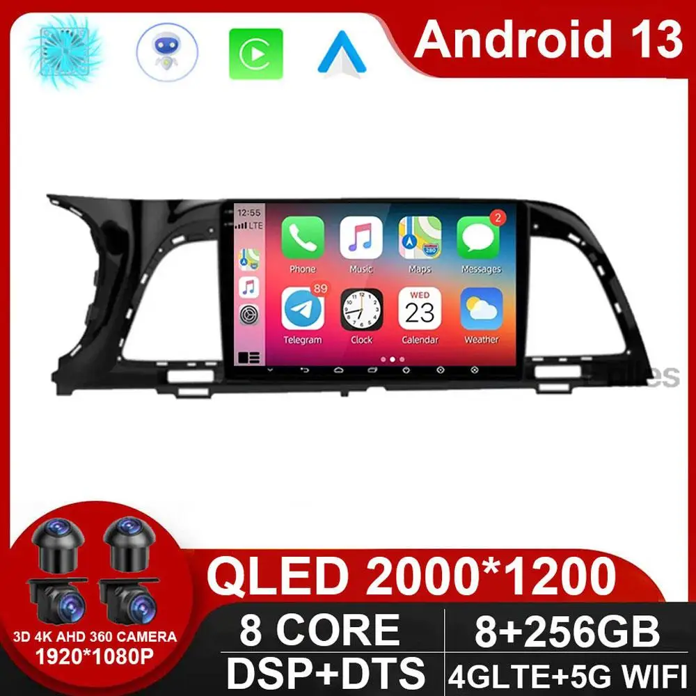 

9 '' For KIA K4 2014 - 2017 Android Auto Car Radio Multimedia Video Player GPS Navigation Carplay Rear camera 5G Wifi DSP