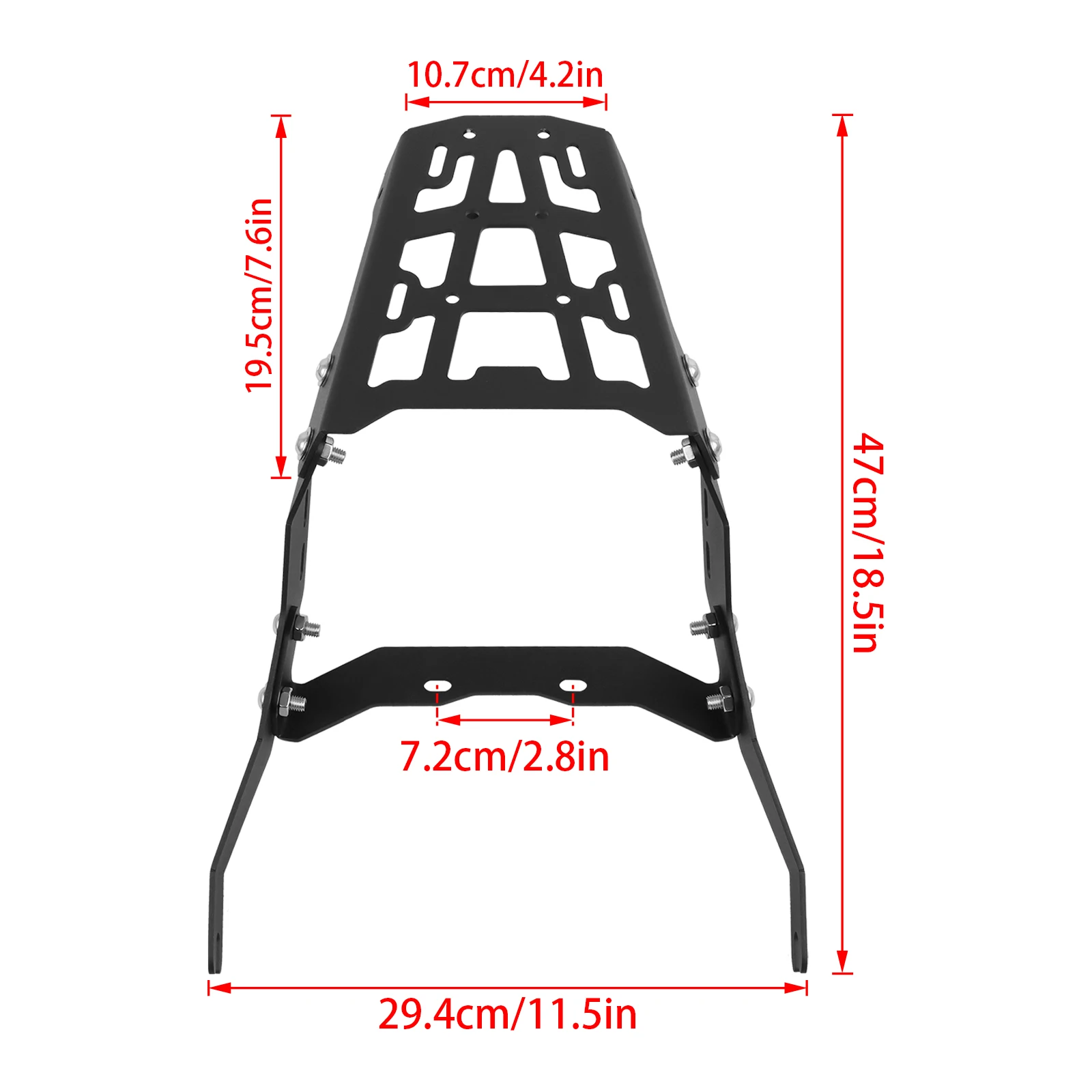 For Honda DAX125 DAX 125 ST125 ST 125 2022 2023 2024 + Motorcycle Rear Luggage Rack Cargo Support Holder Bracket Cargo Tail Rack