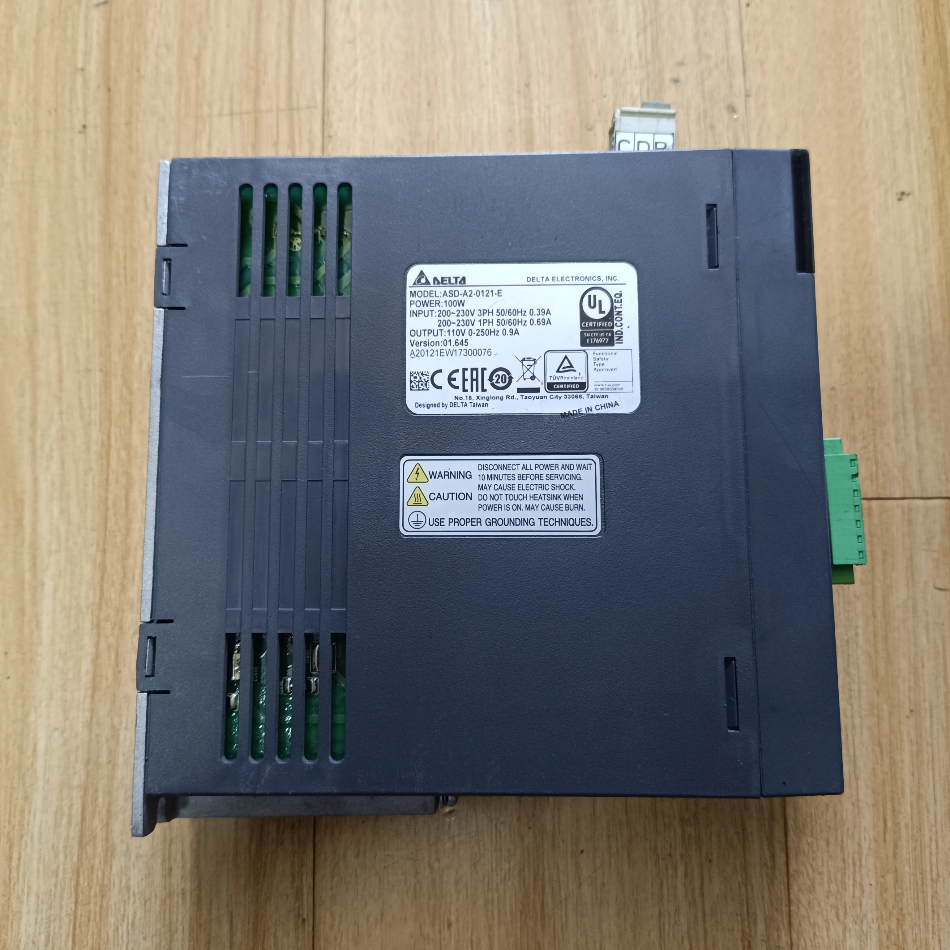 AC Servo Drive 100W ASD-A2-0121-E