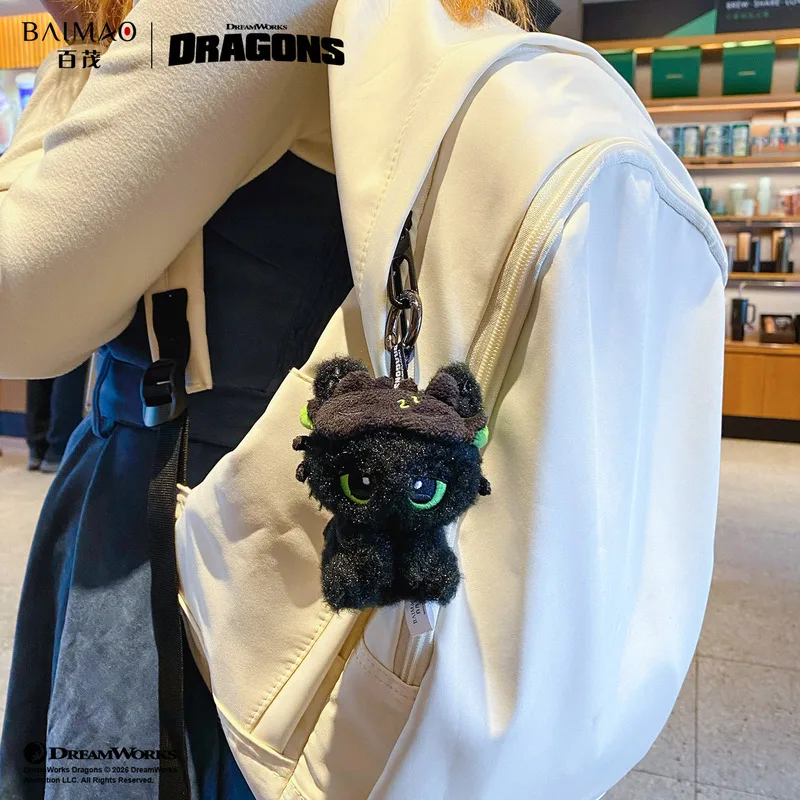 New Authentic Dragon Taming Master Toothless Doll Keychain Cute Sleepy Series Doll High Beauty Bag Car Pendant view 4