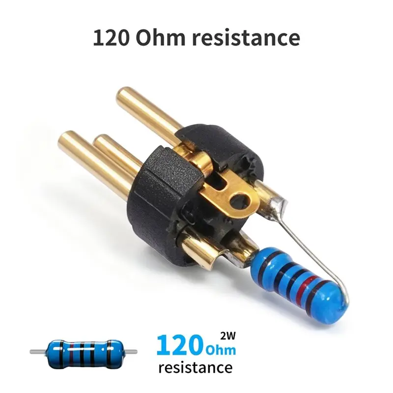 IDUD Low Profile XLR Connectors XLR Connector Gold-Plated For DIY Microphone Audio Cable