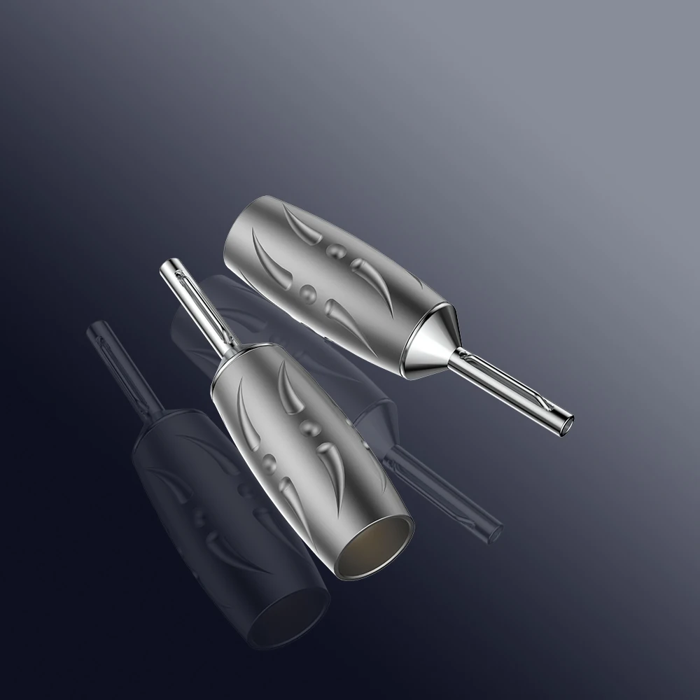 Conector Banana Viborg VB402R Cobre Puro Rodio - close-up view